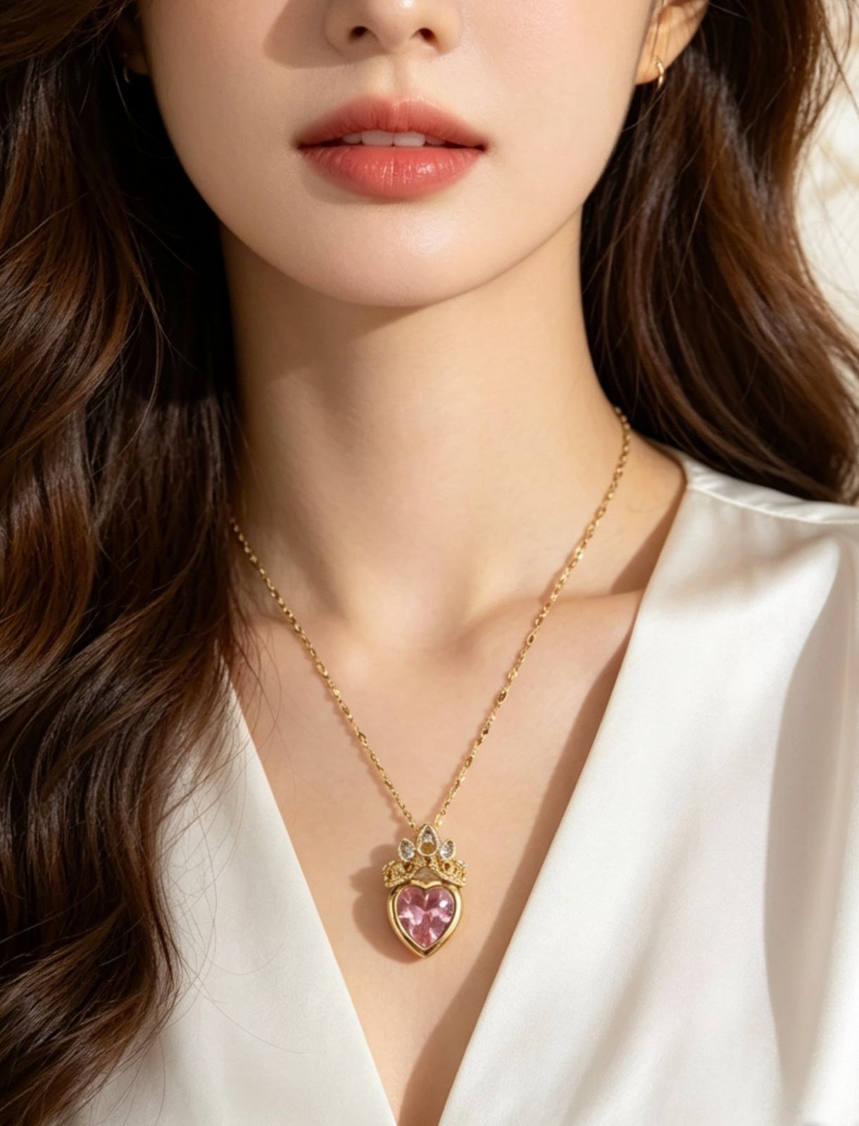 COLLAR RAPUNZEL ROSA