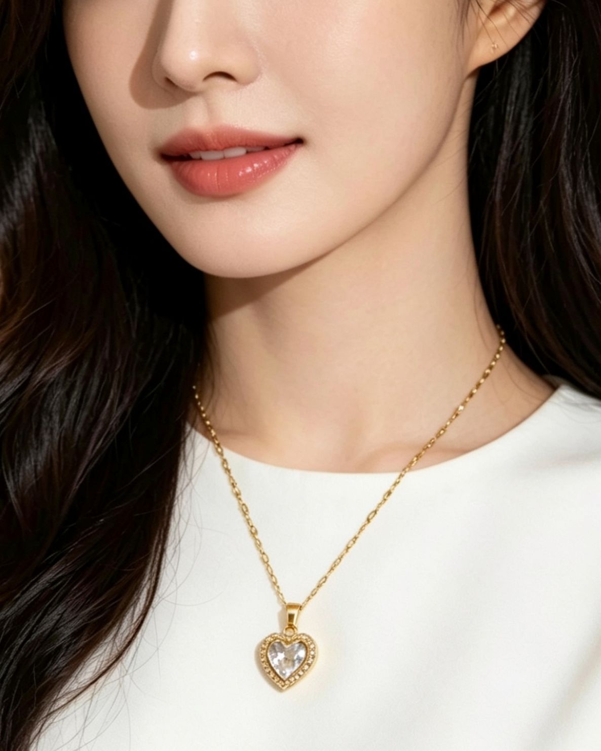 COLLAR CORAZON CRISTAL