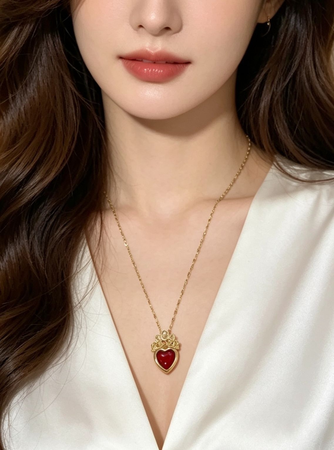 COLLAR RAPUNZEL ROJO