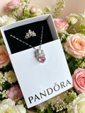 SET DE RAPUNZEL COLLA + ANILLO EN PLATEADO