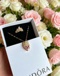 SET DE RAPUNZEL COLLAR + ANILLO EN DORADO